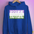 Assume Nothing Genderqueer Pride Flag Hoodie - Royal Blue